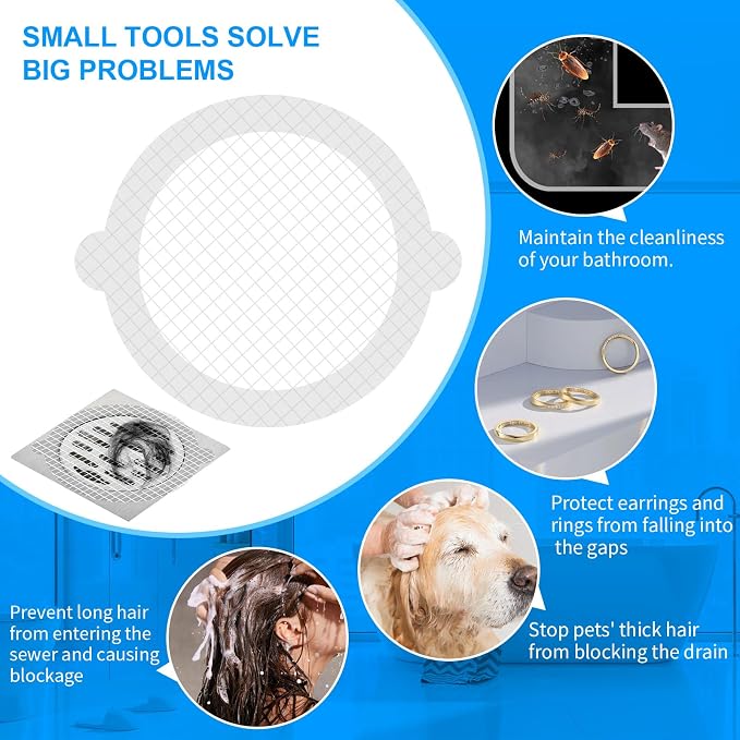 25pcs Disposable Shower Drain Hair Catcher Hair Trap - Image 5