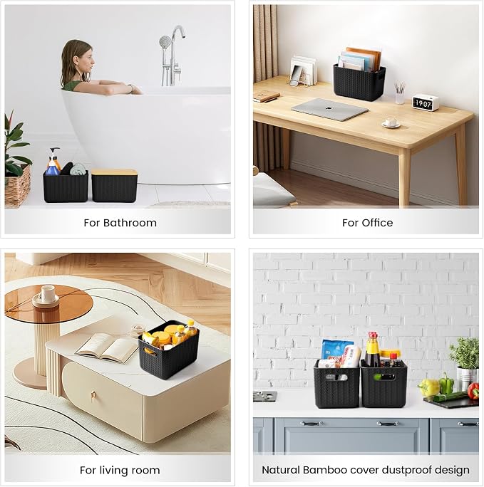 Ohmlove 4 Pack Storage Bins - Image 7