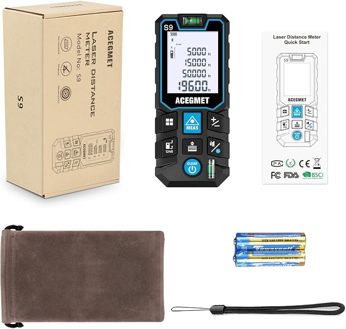 ACEGMET S9 229ft/70m Laser Measuring Tool - Image 7