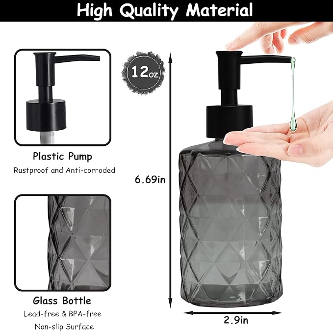 YYTSGG Glass Soap Dispenser - Image 2
