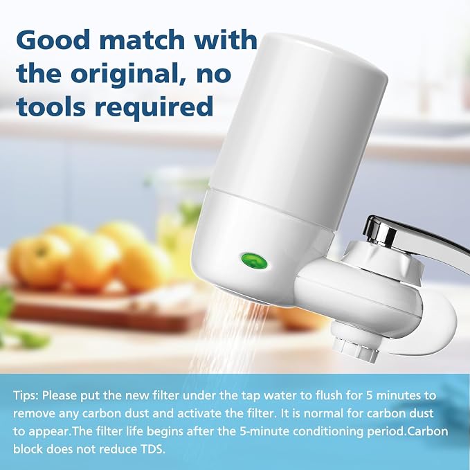 Faucet Filter Replacement for Brita, 2 Pack Compatible Cartridge | Faucets - Image 5
