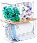 iCASA 3 in 1 Trash Bag and Dishwasher Pod Organizer Garbage Bags Dispenser by iCASA
