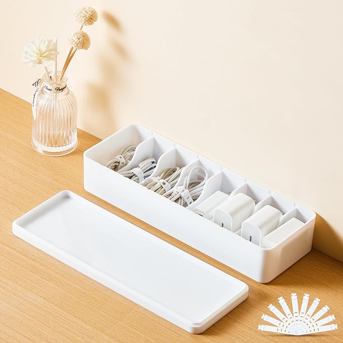 Tatuo 2-Pack Cord Organizer Box by Tatuo