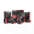 GLOVEWORKS Nitrile Gloves Disposable 5 mil Black Size Medium 5 Boxes of 100 by GLOVEWORKS