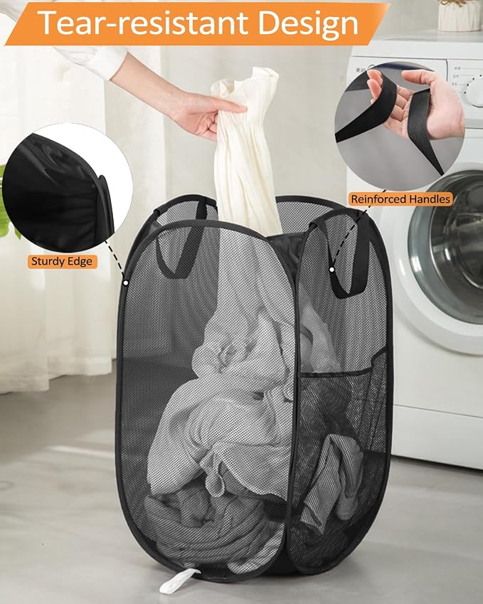 Durable Collapsible Laundry Baskets - Image 3