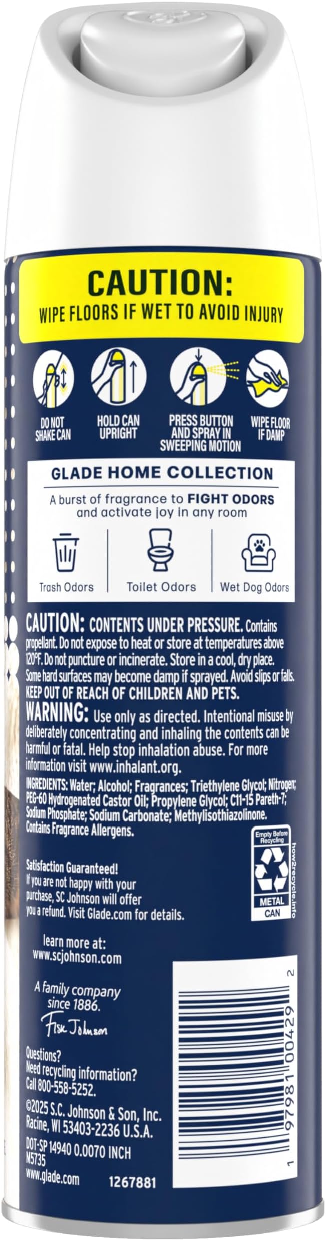 Glade Air Freshener Room Spray, Pet Fresh Scent, Odor Fighting to Deliver Long - Image 2
