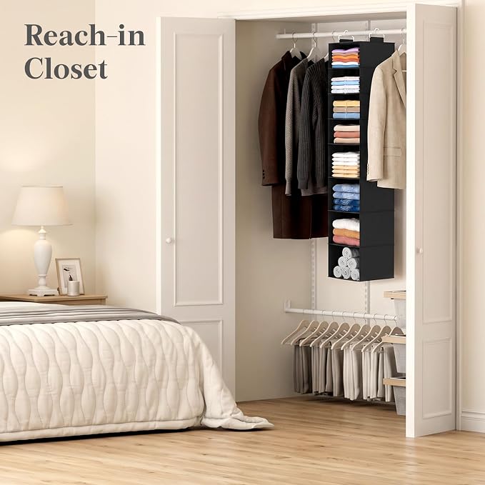 Lifewit 8 Tier Hanging Portable Closet Storage Organizer - Image 8