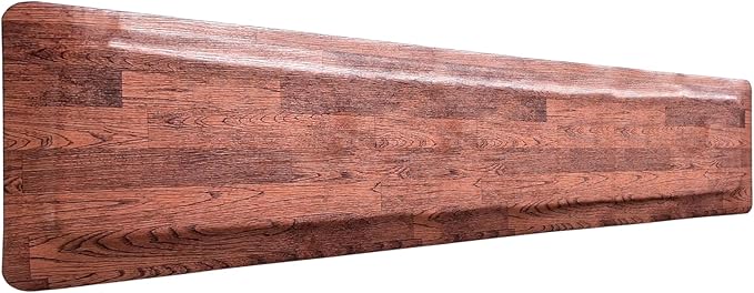 Rhino Mats, Softwoods Anti Fatigue Floor Mat, Commercial Grade Kitchen Mat, Standing Desk Mat, Office, Garage or Anywhere, Standing Comfort. (Oak, 2' x 8' x 1/2")