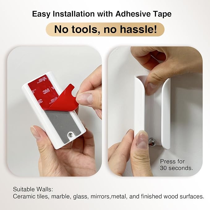 Electric Toothbrush Holder for Bathroom, Wall-Mounted Toothbrush Stand - Image 9