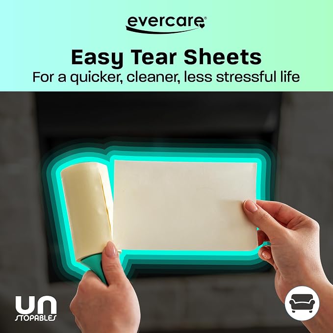 Evercare with Unstopables Fresh Scent All-Purpose Lint Roller, 80 Layers Per - Image 6