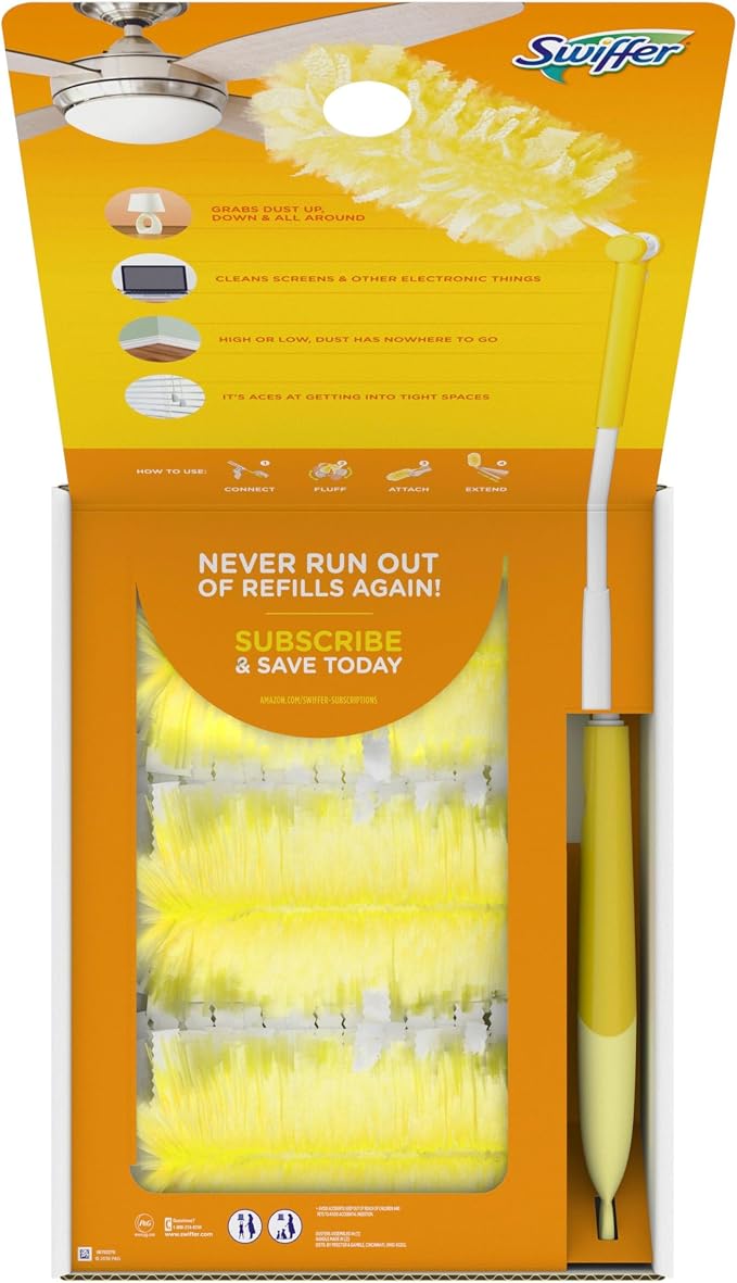 Swiffer Duster Kit with 3 ft Extendable Handle, Dusters - Image 15