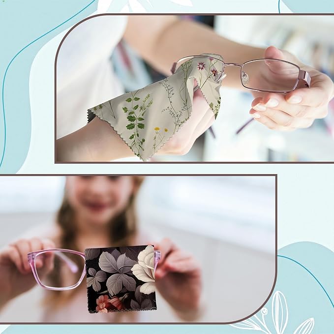 6 PCS Glasses Cleaning Cloth Eyeglass Lens Microfiber Cleaning Cloth Reusable - Image 5
