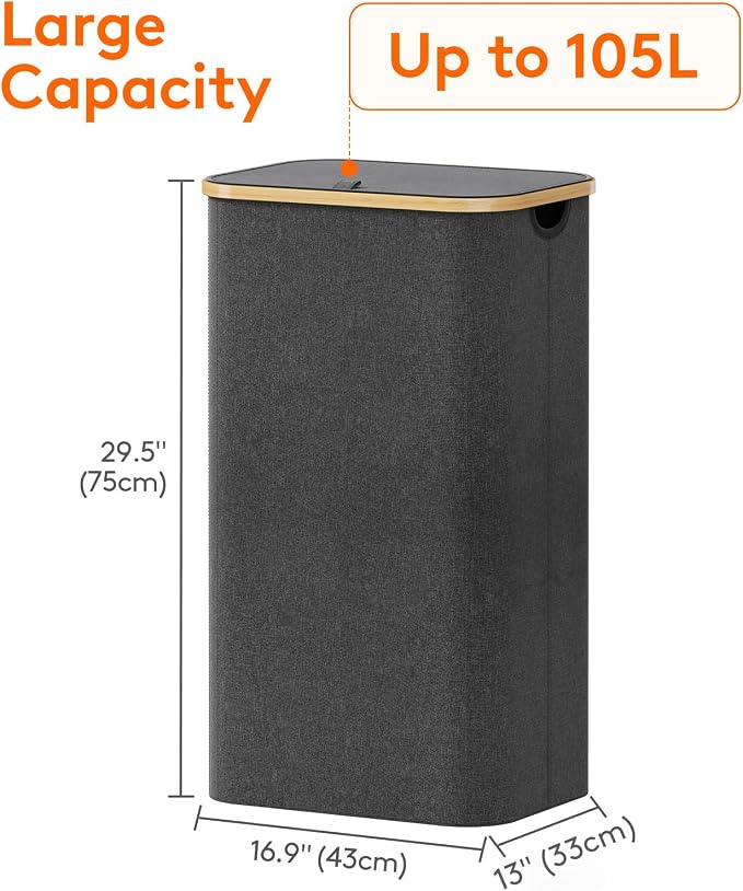 Lifewit 105L Laundry Basket - Image 3