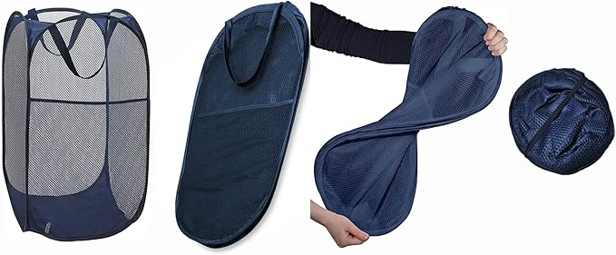 2 Packs Mesh Pop up Laundry Hamper - Image 6