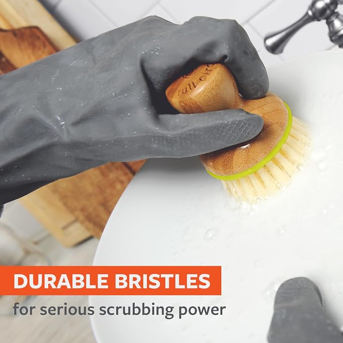 Full Circle Bubbly Palm Brush, Dish Scrub Brush - Image 2