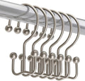 Titanker Shower Curtain Hooks Rings, Rust Resistant Metal Minimalist Simple by Titanker