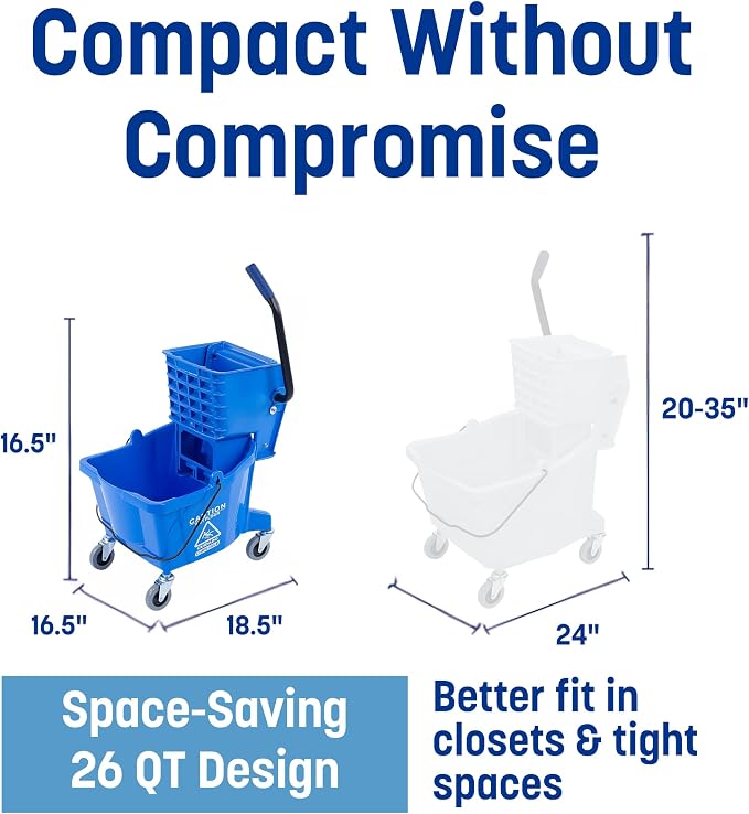 Carlisle FoodService Products 26 Qt Mop Bucket - Image 10