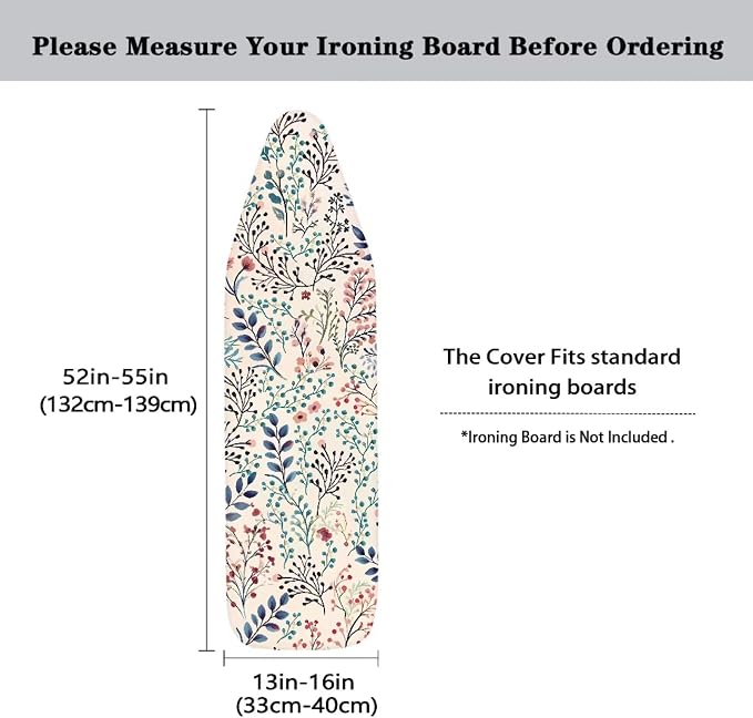 Floral Print Ironing Board Cover 15X54“ - Image 5