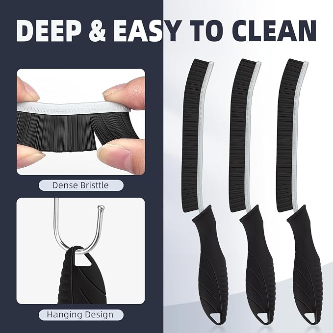 FOOGWEE Hard Bristle Crevice Cleaning Brush - Image 3