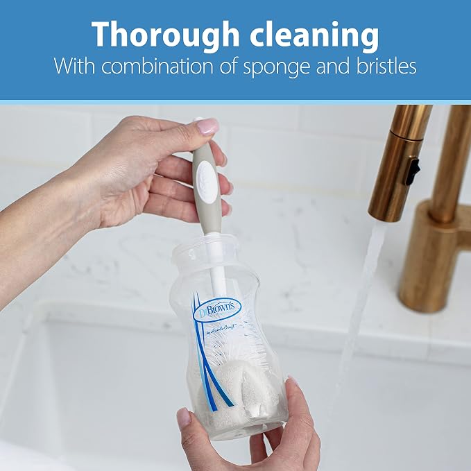 Dr. Brown's Reusable Sponge Baby Bottle Cleaning Brush - Image 6