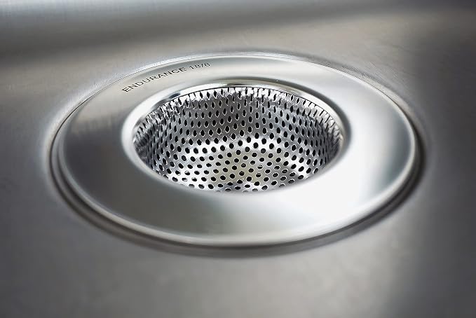 RSVP International Endurance® Stainless Steel Large Sink Strainer, 4.5" | Traps - Image 5