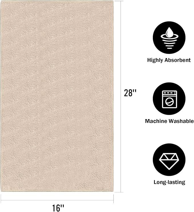 Orighty 6-Pack Brown Hand Towels, 16x28 inch Microfiber Gym Towels | Quick - Image 3