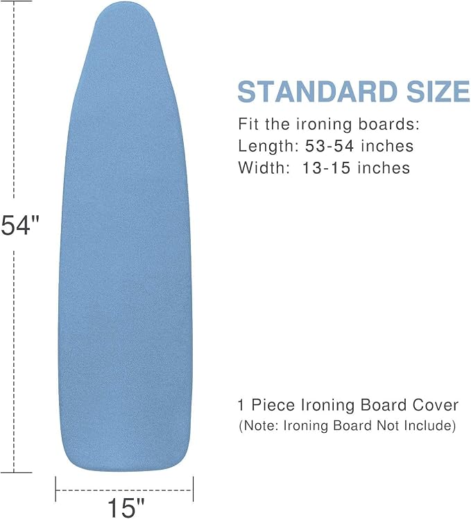 VividPaw Ironing Board Cover and Pad, Standard Size 15x54, Thick Padding - Image 2