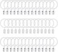 Lansian 44 Pack Curtain Rings by Lansian