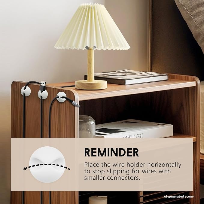 SmiLife Cable Clips, Cord Holder, Wire Holder - Image 7