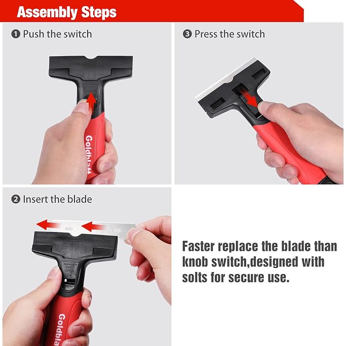 Goldblatt 2 Piece Razor Scraper Tool - Image 5