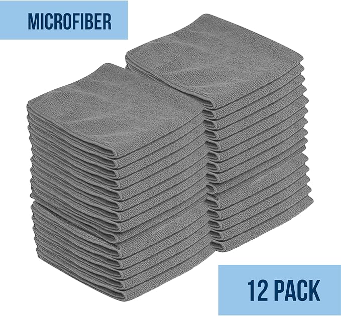 GREEN LIFESTYLE Microfiber Cleaning Cloth 11.5" x 11.5" 12 Pack - Image 7