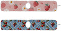 Vintage Grid Strawberry Hearts Sink Mat by Tatenale