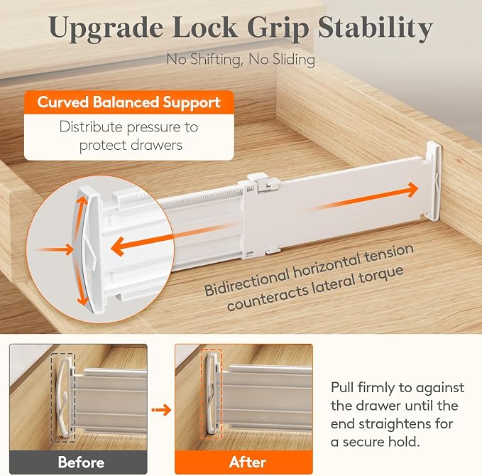Lifewit 3.2" High Drawer Dividers - Image 4