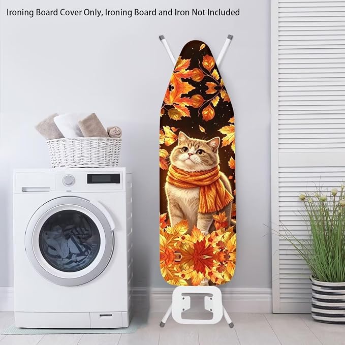 Thanksgiving Cat Ironing Board Cover and Pad Heat Reflective Stain Resistant - Image 3