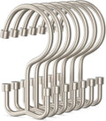 Shower Curtain Hooks, Shower Curtain Rings, Metal Shower Curtain Hangers Rust by Goowin