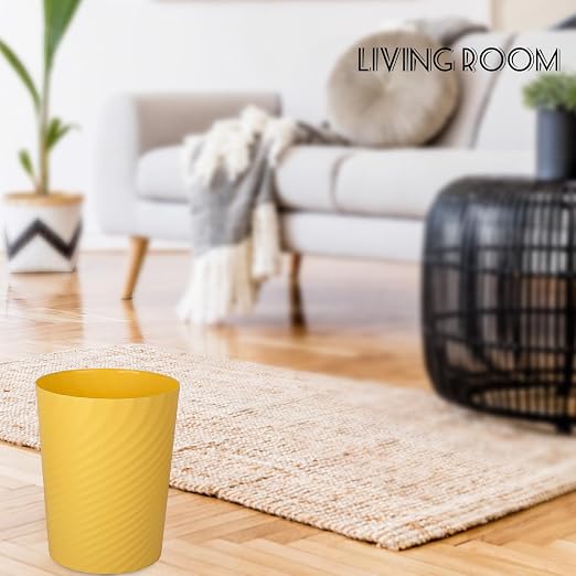 UUJOLY Plastic Small Bathroom Trash Can Wastebasket Garbage Can, Laundry Room - Image 6