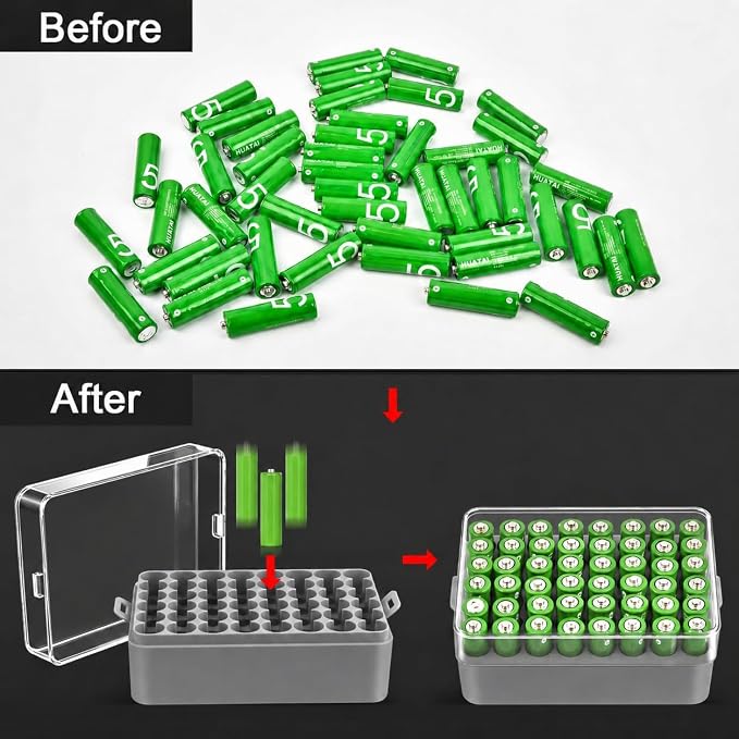 ALCYON Plastic Battery Organizer Storage Case - Image 6