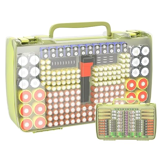 Battery Organizer Storage Case by APTBYTE