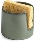 Zoeeker Sponge Holder, Ceramic Dish Sponge Drying Caddy by LAUCHUH