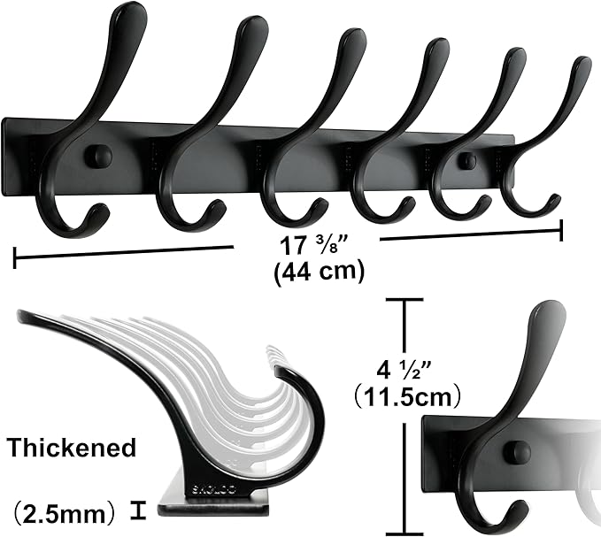 SKOLOO Coat Rack Wall Mounted - Image 6