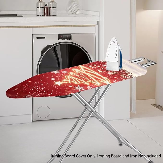 Christmas Tree Ironing Board Cover and Pad 15x54 Inch Standard Size Iron Board - Image 2