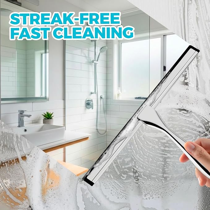 2pcs Shower Squeegee for Glass Doors - Image 5
