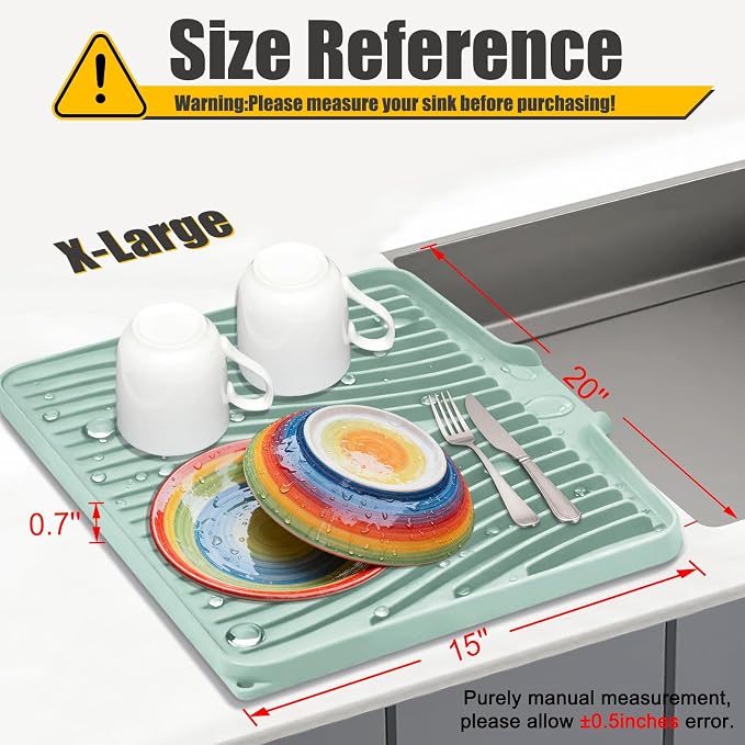 TIKNIK Silicone Dish Drying Mat - Image 2