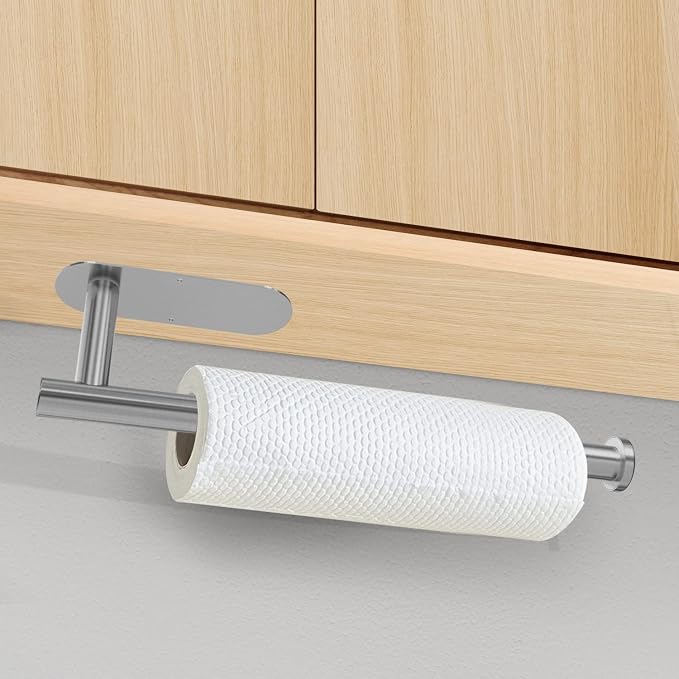 DEKAVA Paper Towel Holder Under Cabinet Wall Mount - Image 3