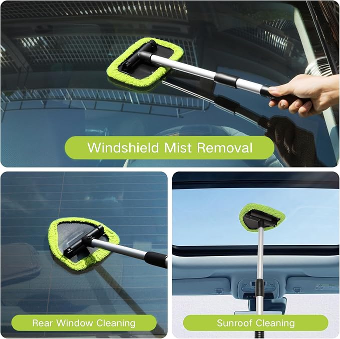 Qydipclin 11pcs Windshield Cleaner Tool, Car Window Cleaning Wash Kit - Image 2