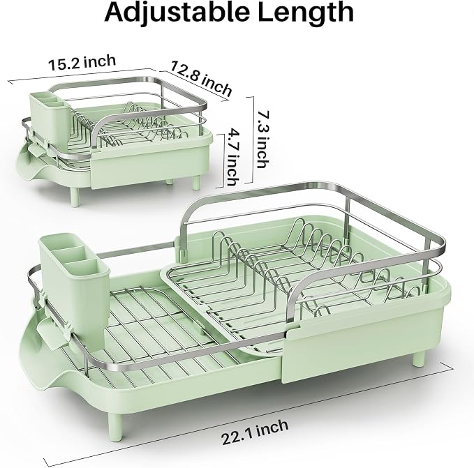 SNTD Expandable Dish Drying Rack - Image 2