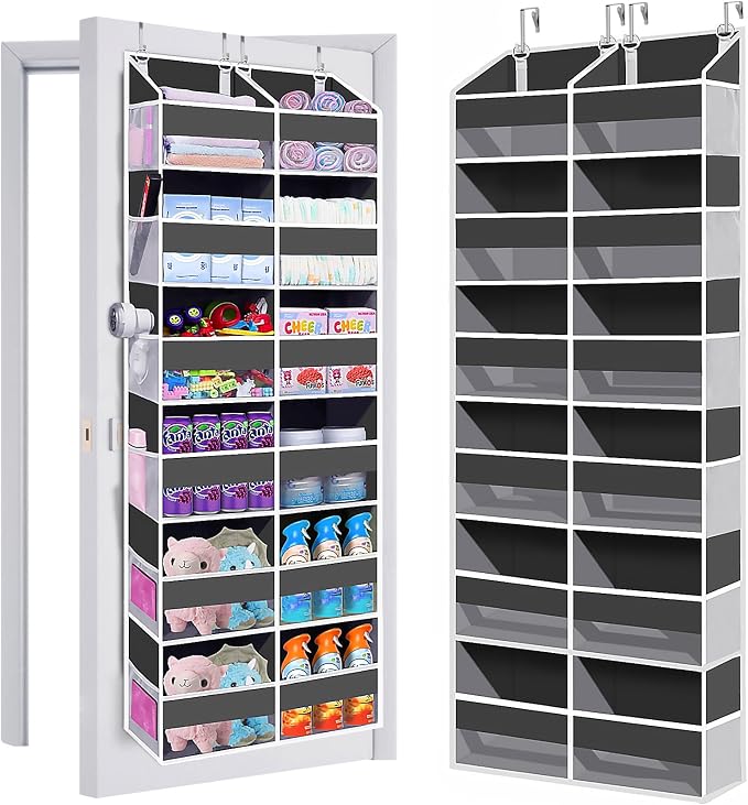 Heavy Duty Over The Door Organizer 6 Tiers, Extra Large Behind Door Storage of by UVIAHOMIHOMEORGANIZER