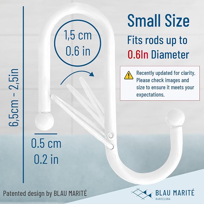 10-Pack Metal S Hooks for Hanging – Heavy-Duty S-Shaped Hooks - Image 3