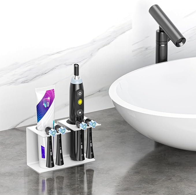 Toothbrush Head Holders, Electric Tooth Brush Head Holder, Wall Mounted - Image 2