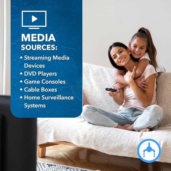 Quad Multi Viewer 4 in 1 Out by OREI HDMI Switcher 4 Ports Seamless Switcher and IR Remote Support 1080P for PS4/PC/DVD/Security Camera, HDMI Switch VGA Output - HD-401MV